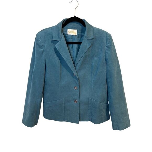 Jackets & Blazers - Abe Schrader Vintage Blazer Jacket Women's Career‎ Classic Blue Size 12